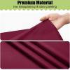 imageSmiry Disposable Table Cloth  6 Pack 54 x 108 Inch Waterproof Rectangle Tablecloths for Parties Decorative Plastic Table Cover Leakproof ampamp Sturdy WhiteWine Red