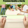 imageSmiry Disposable Table Cloth  6 Pack 54 x 108 Inch Waterproof Rectangle Tablecloths for Parties Decorative Plastic Table Cover Leakproof ampamp Sturdy WhiteBeige