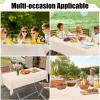 imageSmiry Disposable Table Cloth  6 Pack 54 x 108 Inch Waterproof Rectangle Tablecloths for Parties Decorative Plastic Table Cover Leakproof ampamp Sturdy WhiteIvory