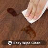 imageSmiry Rectangle Picnic Table Cover Waterproof Elastic Fitted Vinyl Tablecloth for 6 Foot Tables Wipeable Flannel Backed Camping Tablecloths Protector for Indoor Outdoor Beige 30x72 InchesBrown