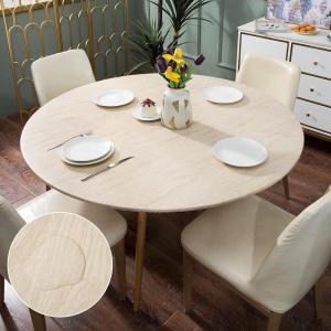 imageSmiry Round Table Cloth Cover Elastic Fitted Flannel Backed Vinyl Tablecloths for 36quot44quot Round Tables Waterproof Wipeable Table Covers for Indoor Outdoor Picnic and Camping Pale Yellow