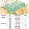 imageSmiry Rectangle Table Cloth Waterproof Vinyl Tablecloth with Flannel Backing for Rectangle Tables Wipeable Spillproof Plastic Tablecloths for Dining Camping Indoor and Outdoor 60quotx84quot KhakiSage Green