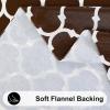 imageSmiry Rectangle Table Cloth Waterproof Vinyl Tablecloth with Flannel Backing for Rectangle Tables Wipeable Spillproof Plastic Tablecloths for Dining Camping Indoor and Outdoor 60quotx84quot KhakiCoffee