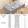 imageSmiry Rectangle Table Cloth Waterproof Vinyl Tablecloth with Flannel Backing for Rectangle Tables Wipeable Spillproof Plastic Tablecloths for Dining Camping Indoor and Outdoor 60quot x 84quot RedGrey