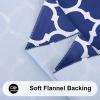 imageSmiry Rectangle Table Cloth Waterproof Vinyl Tablecloth with Flannel Backing for Rectangle Tables Wipeable Spillproof Plastic Tablecloths for Dining Camping Indoor and Outdoor 60quot x 84quot RedNavy Blue
