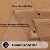 imageSmiry Rectangle Linen Table Cloth Waterproof Wipeable Burlap Tablecloth Washable Decorative Farmhouse Linens Table Cover for Kitchen Dining Parties 52x70 Amber Bronze