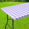 Purple and White