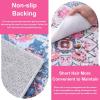 imageSmiry 8x10 Area Rugs for Living Room Boho Chic Style Printed Rugs Low Pile NonShedding Easy Care Machine Washable Lightweight Floor Carpets Rugs for Bedroom Dining Room Home Office OrangePink
