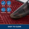 imageSmiry Front Door Mat Outside Entrance Heavy Duty Outdoor Indoor Natural Rubber Doormat Non Slip Trap Dirt and Moisture Easy Clean Low Profile Patio Porch Entryway Mat 295x17 GreyWine Red