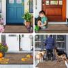 imageSmiry Front Door Mat Outside Entrance Heavy Duty Sturdy Natural Rubber Doormat Trap Dirt and Moisture Easy Clean Low Profile Welcome Floor Mats for Indoor Outdoor Entry 295x17 Inch BrownCoffee