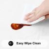 imageSmiry Round Picnic Tablecloth Waterproof Elastic Fitted Table Covers for 45quot  56quot Tables Wipeable Vinyl Tablecloths for Camping Indoor Outdoor Clear