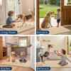 imageSmiry Dog Door Mat for Muddy Paws 30x20 Absorbs Moisture and Dirt Doormat NonSlip Washable Quick Dry Chenille Front Door Mat Indoor Entrance Entryway Carpet for Inside Floor Navy BlueBeige
