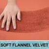 imageSmiry Memory Foam Toilet Rugs UShaped 24x20 Extra Soft Absorbent NonSlip Contour Bathroom Rugs Machine Washable Bath Mats for Toilet BlackCoral