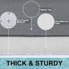 imageSmiry Memory Foam Toilet Rugs UShaped 24x20 Extra Soft Absorbent NonSlip Contour Bathroom Rugs Machine Washable Bath Mats for Toilet BlackDark Grey