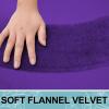 imageSmiry Memory Foam Toilet Rugs UShaped 24x20 Extra Soft Absorbent NonSlip Contour Bathroom Rugs Machine Washable Bath Mats for Toilet BlackDark Purple