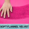 imageSmiry Memory Foam Toilet Rugs UShaped 24x20 Extra Soft Absorbent NonSlip Contour Bathroom Rugs Machine Washable Bath Mats for Toilet BlackDeep Pink