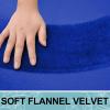 imageSmiry Memory Foam Toilet Rugs UShaped 24x20 Extra Soft Absorbent NonSlip Contour Bathroom Rugs Machine Washable Bath Mats for Toilet BlackRoyal Blue
