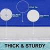 imageSmiry Memory Foam Toilet Rugs UShaped 24x20 Extra Soft Absorbent NonSlip Contour Bathroom Rugs Machine Washable Bath Mats for Toilet BlackRoyal Blue