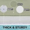 imageSmiry Memory Foam Toilet Rugs UShaped 24x20 Extra Soft Absorbent NonSlip Contour Bathroom Rugs Machine Washable Bath Mats for Toilet BlackSage Green
