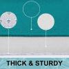 imageSmiry Memory Foam Toilet Rugs UShaped 24x20 Extra Soft Absorbent NonSlip Contour Bathroom Rugs Machine Washable Bath Mats for Toilet BlackTeal