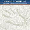 imageSmiry Bathroom Rugs Sets 2 Piece Soft Absorbent Chenille Machine Washable Non Slip Shaggy Bath Rug Set for Tub Shower and Floor 30x2024x16 BeigeIvory