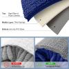 imageSmiry Bathroom Rugs Sets 2 Piece Soft Absorbent Chenille Machine Washable Non Slip Shaggy Bath Rug Set for Tub Shower and Floor 30x2024x16 BeigeRoyal Blue