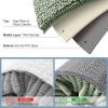 imageSmiry Bathroom Rugs Sets 2 Piece Soft Absorbent Chenille Machine Washable Non Slip Shaggy Bath Rug Set for Tub Shower and Floor 30x2024x16 BeigeSage Green