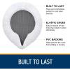 imageSmiry Soft Chenille Bathroom Toilet Lid Cover Machine Washable Covers 175x15 Fits Most Round Elongated and Oblong Lids Accessories Decor BlackWhite