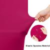 imageSmiry 2 Pack Spandex Table Cloth 6FT Elastic Fitted Stretch Tablecloths for Rectangle Tables Washable Table Cover for Outdoor Wedding Banquet ampamp Parties Navy 72Lx30Wx30H InchFuchsia