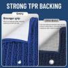 imageSmiry Bathroom Rugs Mat 30x20 Extra Soft Absorbent Chenille Bath Rugs Non Slip Rubber Backing Machine Washable Quick Dry Bath Mats for Bathroom Floor Tub Shower Home Decor Accessories GreyRoyal Blue