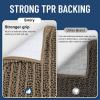 imageSmiry Bathroom Rugs Mat 30x20 Extra Soft Absorbent Chenille Bath Rugs Non Slip Rubber Backing Machine Washable Quick Dry Bath Mats for Bathroom Floor Tub Shower Home Decor Accessories GreyCamel