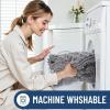 imageSmiry Bathroom Rugs Mat 30x20 Extra Soft Absorbent Chenille Bath Rugs Non Slip Rubber Backing Machine Washable Quick Dry Bath Mats for Bathroom Floor Tub Shower Home Decor Accessories GreyGrey