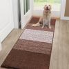 imageSmiry Dog Door Mat for Muddy Paws Absorbs Moisture and Dirt LowProfile Entryway Mat with NonSlip Backing Entry Indoor Outdoor Doormat for Inside Floor 30x20 Inches BlackBrown