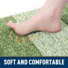 imageSmiry Dog Door Mat for Muddy Paws Absorbs Moisture and Dirt LowProfile Entryway Mat with NonSlip Backing Entry Indoor Outdoor Doormat for Inside Floor 30x20 Inches BlackGreen