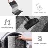 imageSmiry Dog Door Mat for Muddy Paws Absorbs Moisture and Dirt LowProfile Entryway Mat with NonSlip Backing Entry Indoor Outdoor Doormat for Inside Floor 30x20 Inches BlackBlack