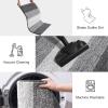 imageSmiry Dog Door Mat for Muddy Paws Absorbs Moisture and Dirt LowProfile Entryway Mat with NonSlip Backing Entry Indoor Outdoor Doormat for Inside Floor 30x20 Inches BlackGrey