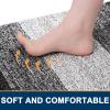 imageSmiry Dog Door Mat for Muddy Paws Absorbs Moisture and Dirt LowProfile Entryway Mat with NonSlip Backing Entry Indoor Outdoor Doormat for Inside Floor 30x20 Inches BlackBlack