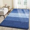 imageSmiry Dog Door Mat for Muddy Paws Absorbs Moisture and Dirt LowProfile Entryway Mat with NonSlip Backing Entry Indoor Outdoor Doormat for Inside Floor 30x20 Inches BlackNavy Blue