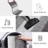 imageSmiry Dog Door Mat for Muddy Paws Absorbs Moisture and Dirt LowProfile Entryway Mat with NonSlip Backing Entry Indoor Outdoor Doormat for Inside Floor 30x20 Inches BlackLight Grey