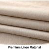imageSmiry Rectangle Faux Linen Table Cloth Waterproof Burlap Fabric Tablecloth Washable Decorative Farmhouse Table Covers for Kitchen Dining Parties 52x70 Amber BronzeLinen