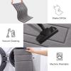 imageSmiry Dog Door Mat for Muddy Paws Indoor Entrance Absorbs Moisture and Dirt LowProfile Washable Front Door Mat for Floor Home Entryway 30x20 Inches GreyGrey