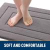 imageSmiry Dog Door Mat for Muddy Paws Indoor Entrance Absorbs Moisture and Dirt LowProfile Washable Front Door Mat for Floor Home Entryway 30x20 Inches GreyGrey