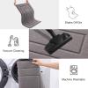 imageSmiry Dog Door Mat for Muddy Paws Indoor Entrance Absorbs Moisture and Dirt LowProfile Washable Front Door Mat for Floor Home Entryway 30x20 Inches GreyGrey