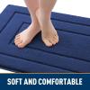 imageSmiry Dog Door Mat for Muddy Paws Indoor Entrance Absorbs Moisture and Dirt LowProfile Washable Front Door Mat for Floor Home Entryway 30x20 Inches GreyNavy Blue