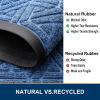 imageSmiry Front Door Mat Outside Entrance Heavy Duty Natural Rubber Doormat Trap Dirt and Moisture Easy Clean Low Profile Patio Porch Welcome Floor Mats for Entry 295x17 Inch Navy BlueBlue