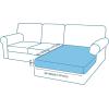 imageSmiry Printed Couch Cushion Covers Stretch Soft Couch Covers for Sofa Washable NonSlip Sofa Slipcover Furniture Protector for Indoor and Outdoor 1 Pack GreenDark Grey