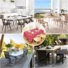 imageSmiry Round Plastic Table Cloth Waterproof Vinyl Tablecloth with Flannel Backing for Round Tables Wipeable Spillproof Tablecloths for Dining Camping Indoor and Outdoor 60quot Round RedRed