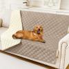 imageSmiry Waterproof Dog Bed Cover Blanket Soft Reversible Pet Blanket Washable Leakproof Cats Dogs Couch Cover for Sofa Couch Furniture 30x70 Inch TaupeBeigeTaupeBeige