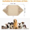 imageSmiry Chenille Dog Drying Towel Extra Absorbent Bath Towel for Mud Dogs Ultra Soft Quick Dry Pet Wash Mitt for Bathing Grooming and PostWalk Cleaning 31x13 Inches GreyBeige