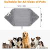 imageSmiry Chenille Dog Drying Towel Extra Absorbent Bath Towel for Mud Dogs Ultra Soft Quick Dry Pet Wash Mitt for Bathing Grooming and PostWalk Cleaning 31x13 Inches GreyGrey